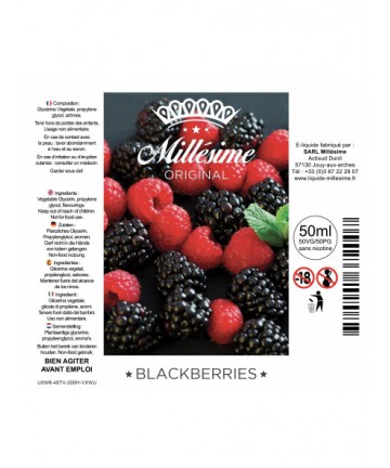 BLACKBERRIES 50ML - MILLESIME