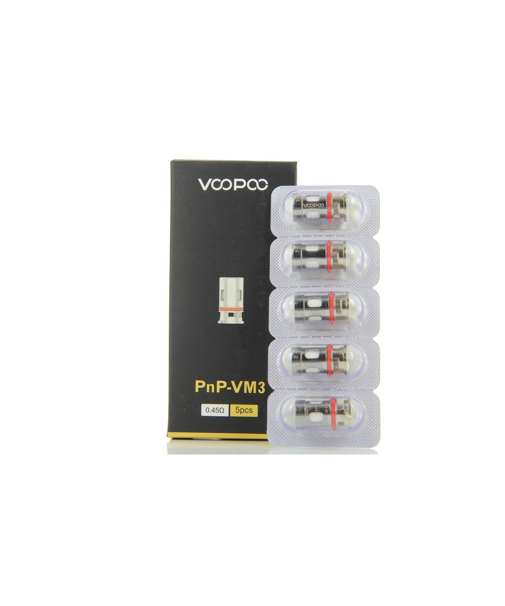 Pack de 5 résistances PnP Vinci Voopoo 0.45